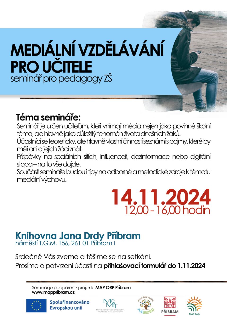 Mediální vzdělávání pro pedagogy 14.11.2024