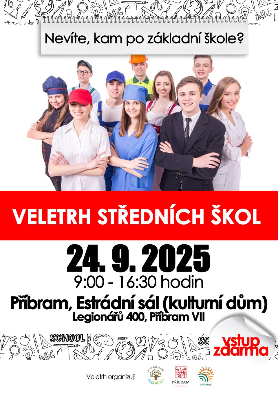 ​Veletrh středních škol v Příbrami – 24. září 2025