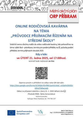 Online kavárna pro rodiče 21.1.2025