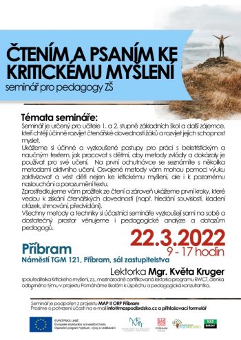 Čtením a psaním ke kritickému myšlení